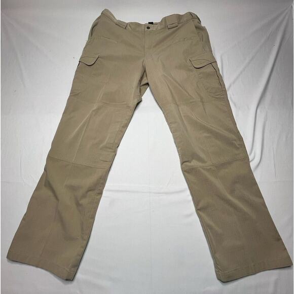 5.11 Tactical Other - 5.11 Tactical Men's Khaki Stretch Waist Cargo Work Pants - Size 40x31